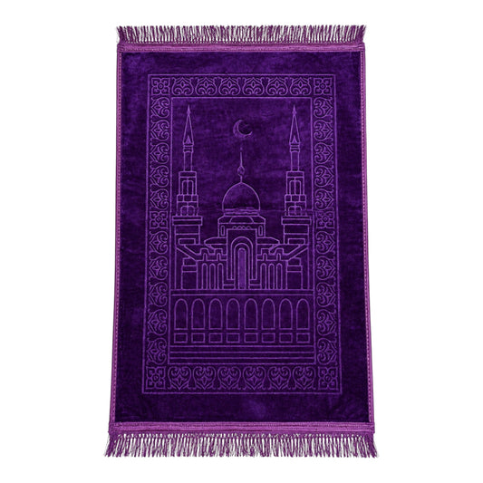 Premium Dark Purple Prayer Mat